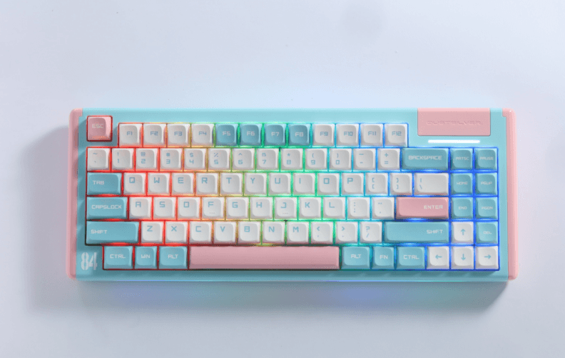 Pink cute kawaii keyboard - dustsilver