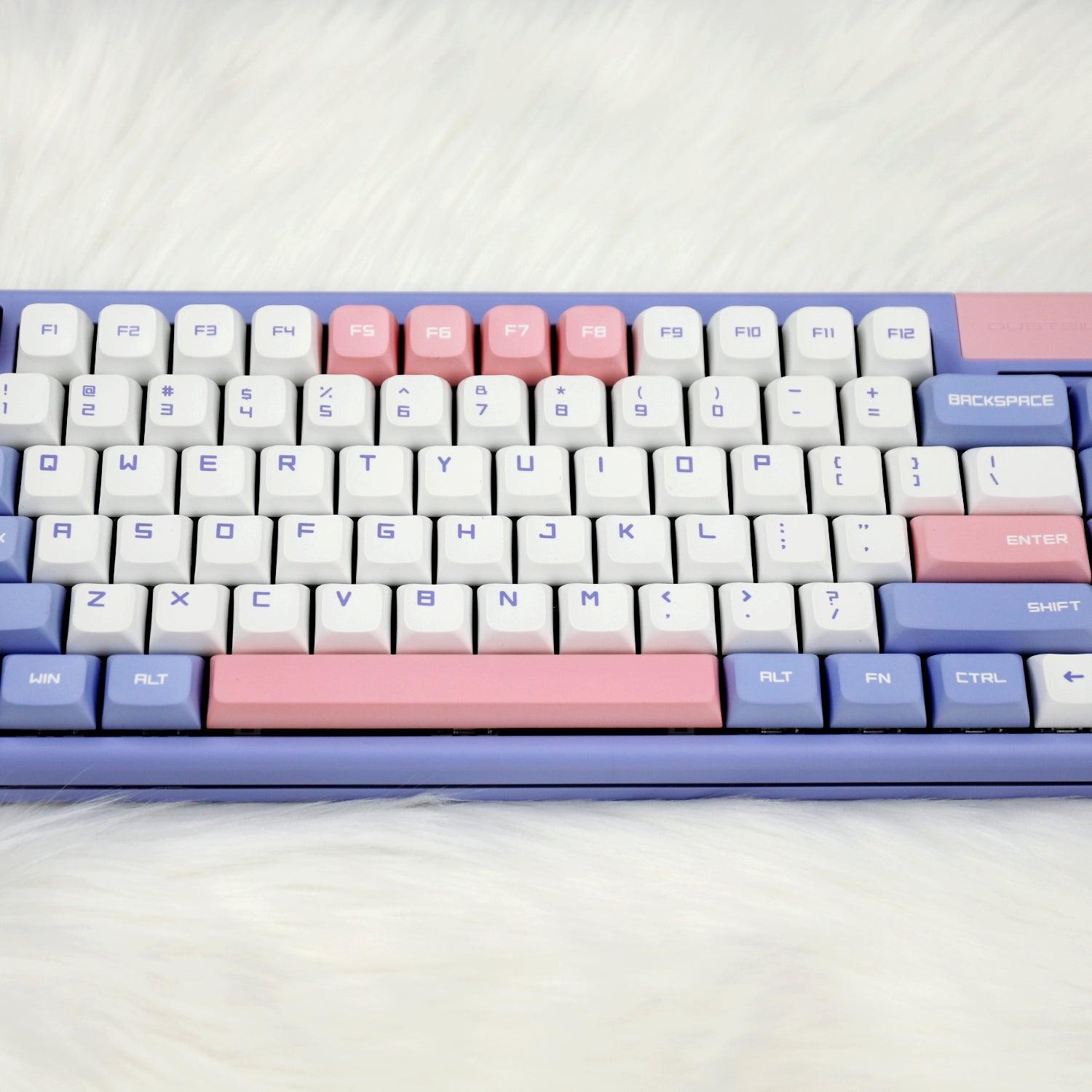 New Arrivals / D84 Lilac Wireless Keyboard – dustsilver