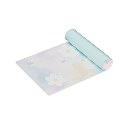 Purple Flowers Deskmat