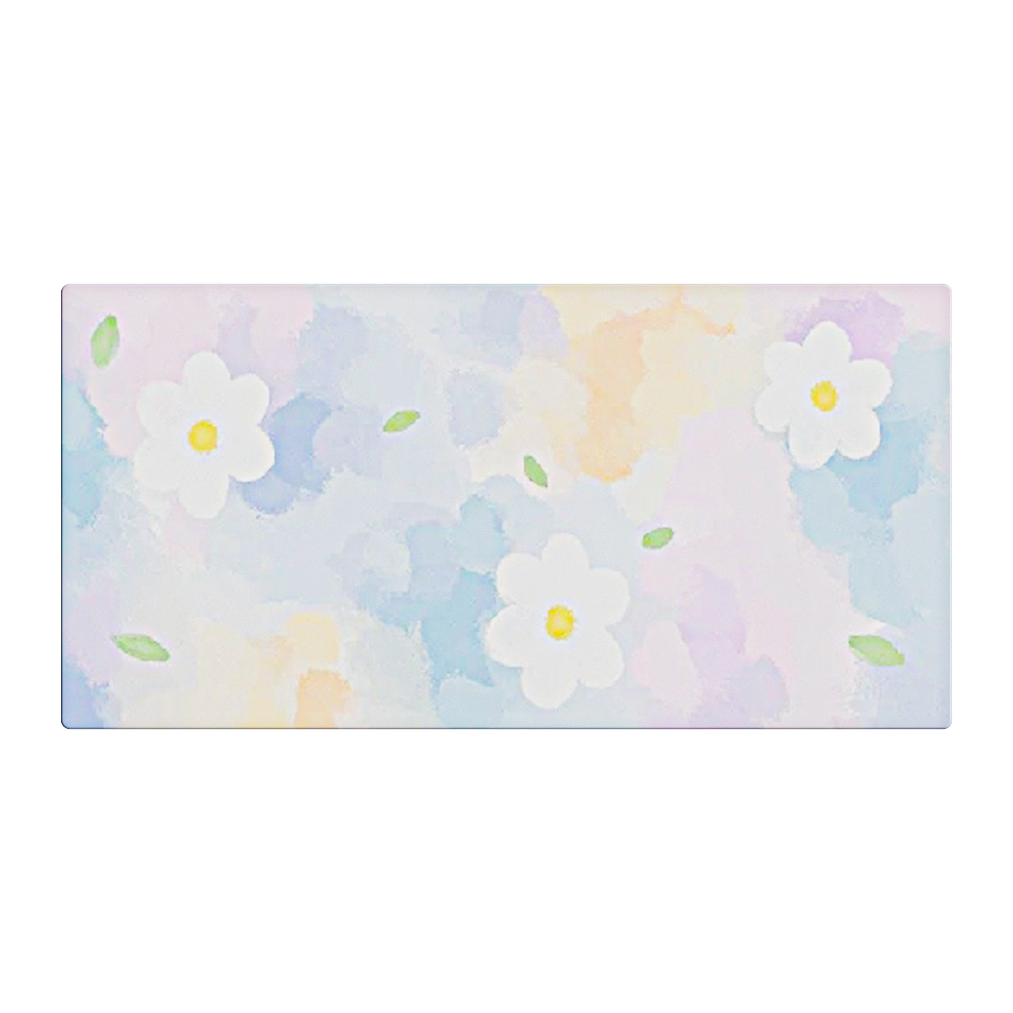 Purple Flowers Deskmat