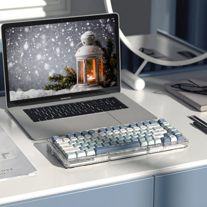 D82 Snowflakes Wireless Keyboard