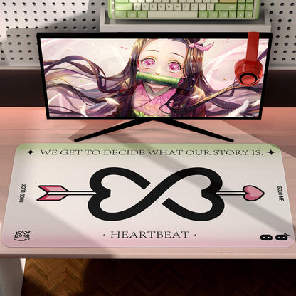 Blush Heart Deskmat