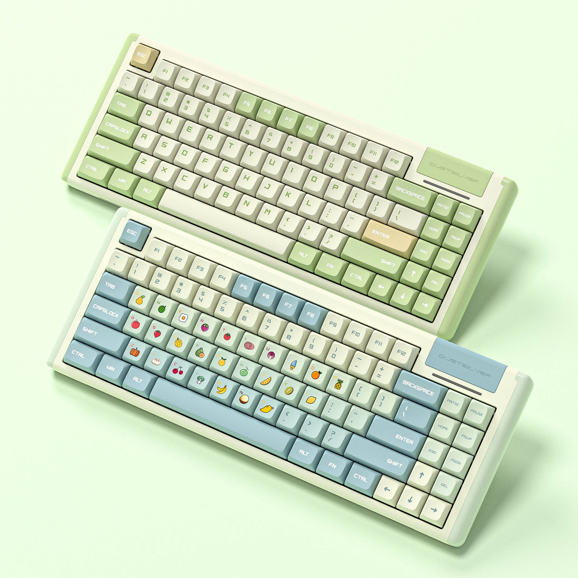 Dustsilver K84 Juicy Summer Wired Mechanical Keyboard 2023 Version New Gameplay Only 66 in stock
