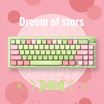 Dustsilver D66 Dream of Stars Wireless 65% Layout RGB Hot Swappable Keyboard