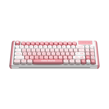 K84 Peach Blossoms Welded Keyboard