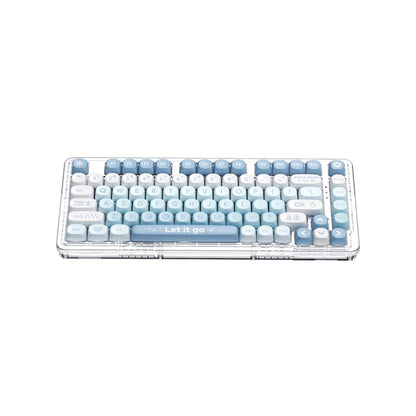 D82 Snowflakes Wireless Keyboard