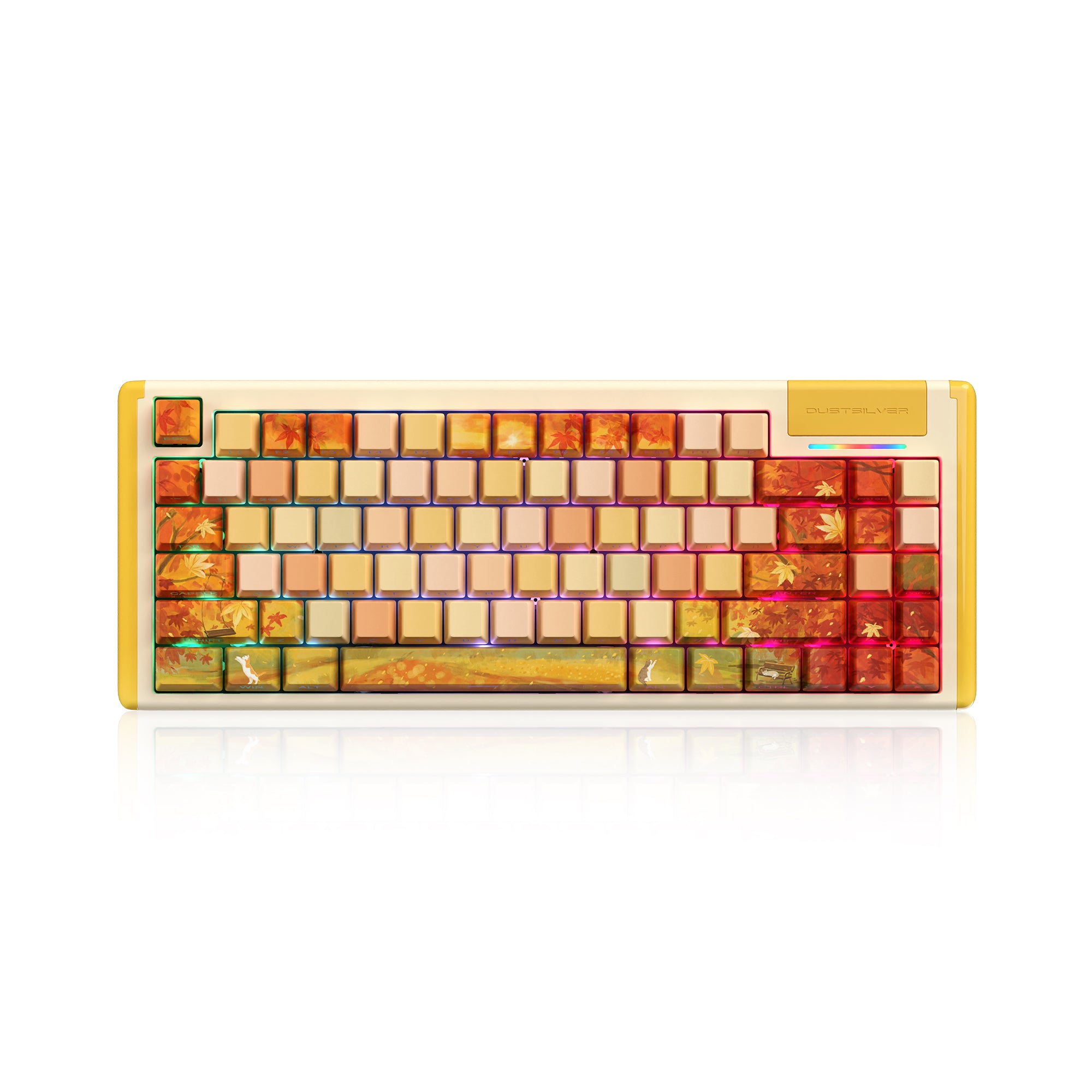 Dustsilver K84 Autumn Tales Wired 75% layout Mechanical Keyboard