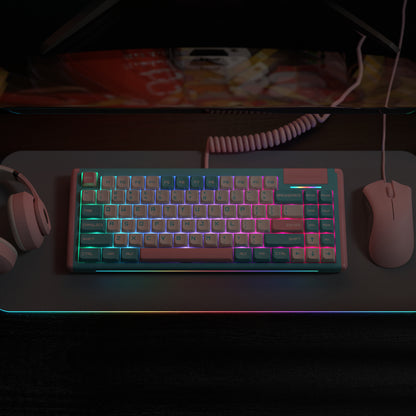 Blue Pink Milkshake Mechanical Keyboard