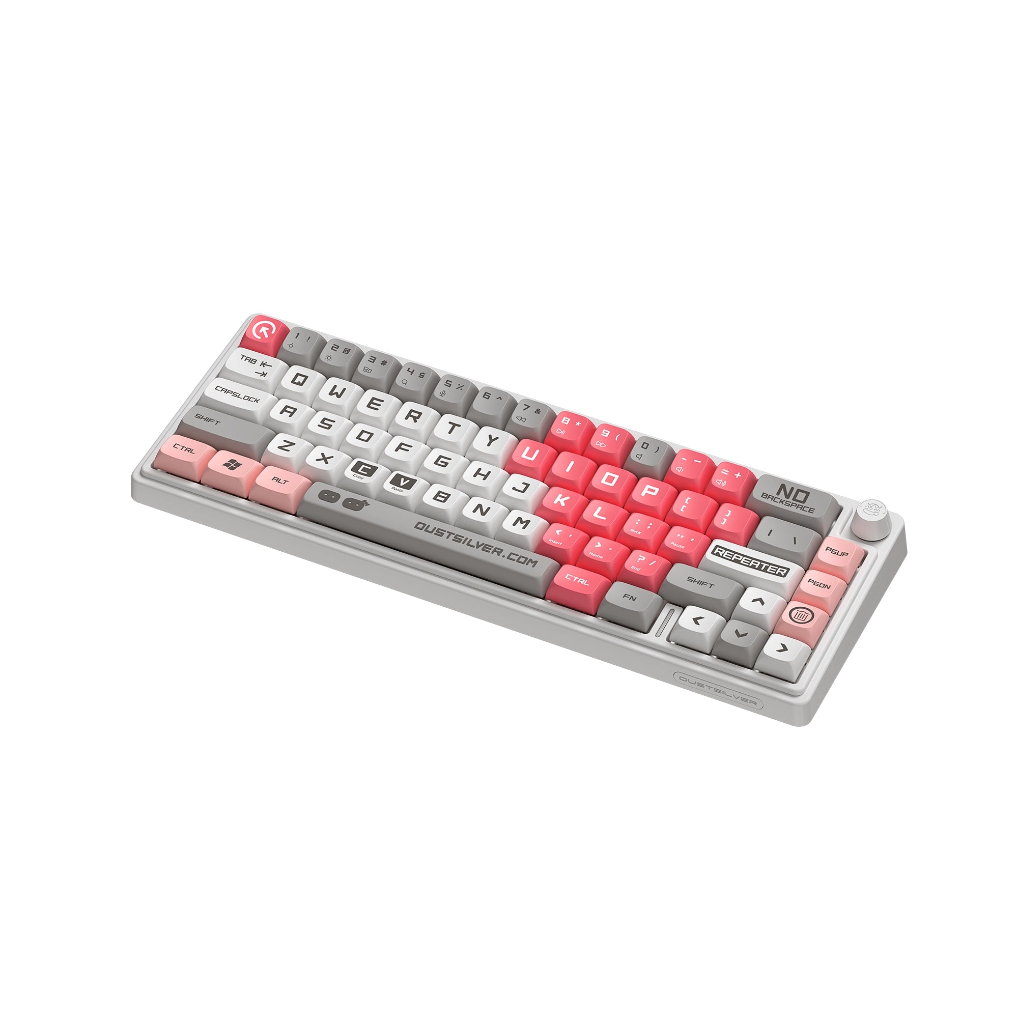 D66 Blush Heart Mechanical Keyboard