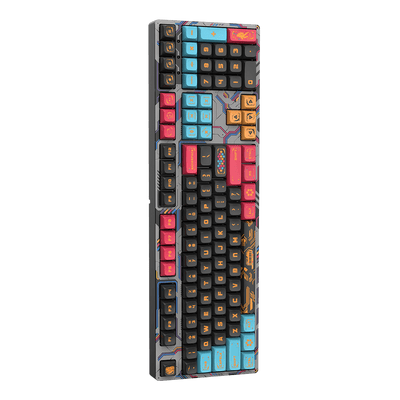 dustsilver™ CYBERPUNK Blue Switch Wired Mechanical Gaming PC Keyboard - dustsilver