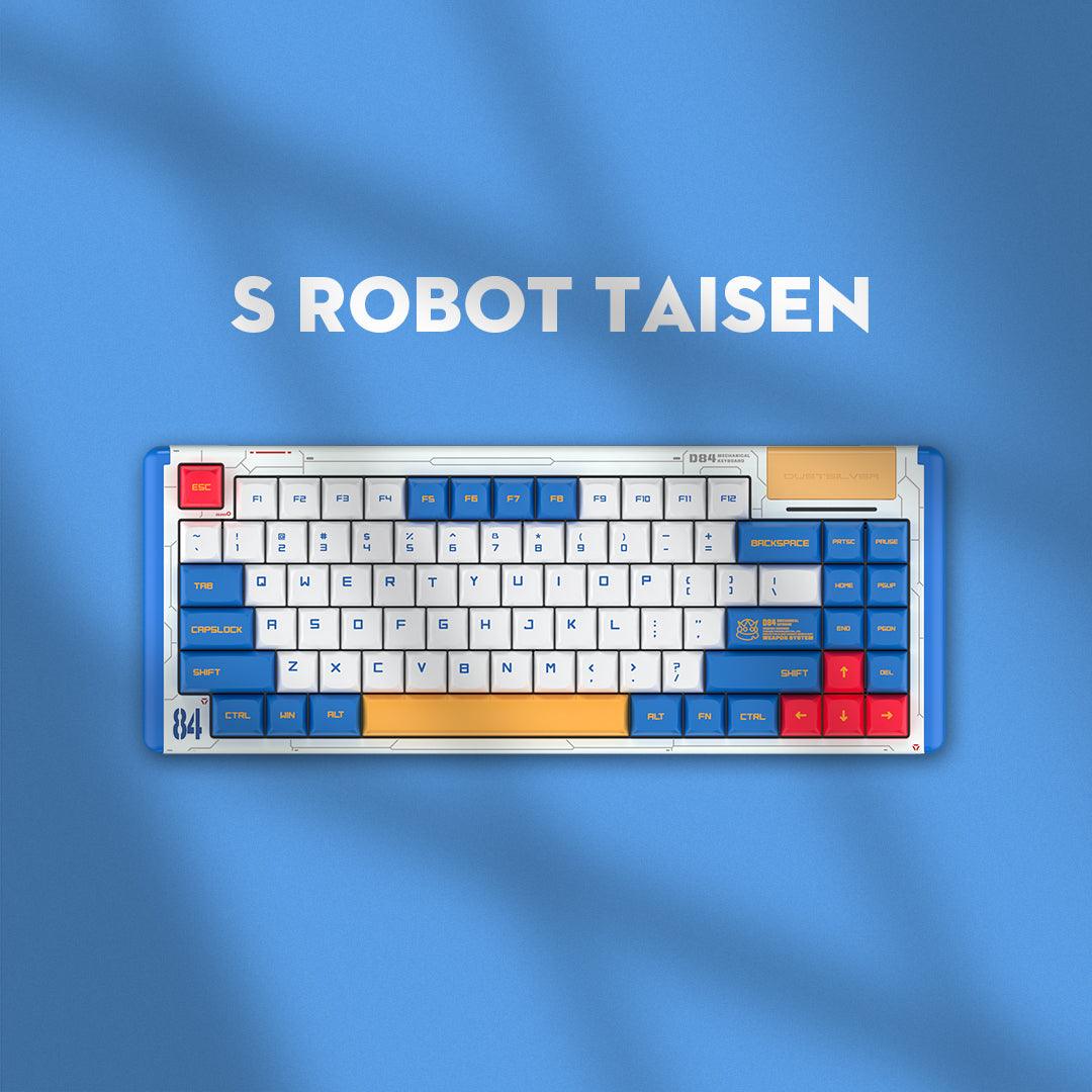Robot Taisen Cool Colored Hotswap RGB Wireless Mechanical Keyboard - dustsilver