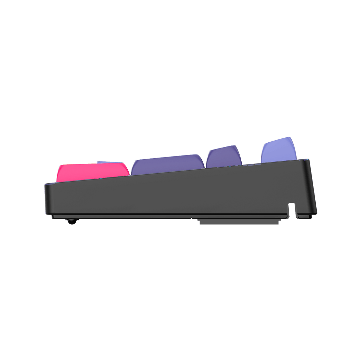 Cyberpunk Purple Hot Swappable Mechanical Gaming PC Keyboard - dustsilver